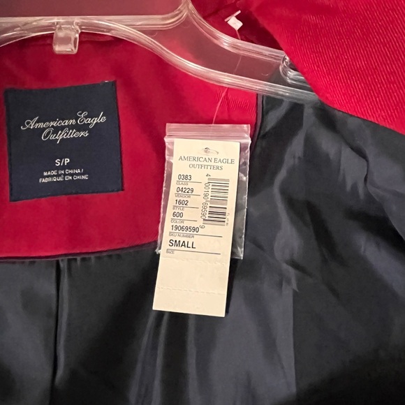 Red American Eagle Blazer. NWT. SIZE Small - Picture 4 of 7